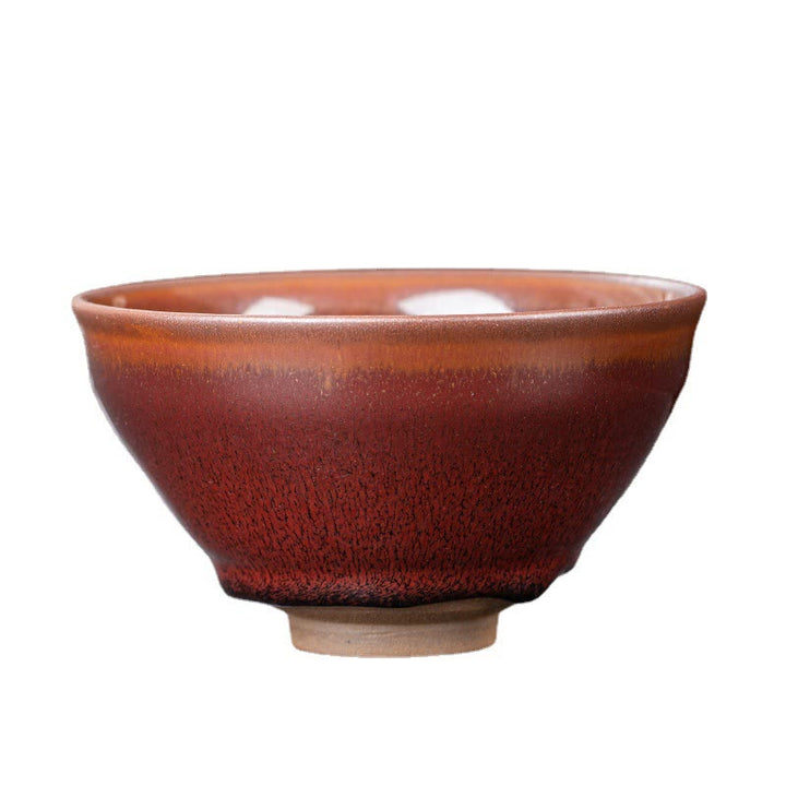Teebecher Aus Porzellan Jianzhan Rot Braun Vintage Matcha