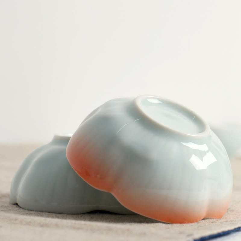 Teebecher Aus Porzellan Koi Lotus Keramik Deko