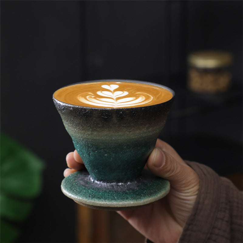 Teebecher Porzellan Vintage Espresso Keramik