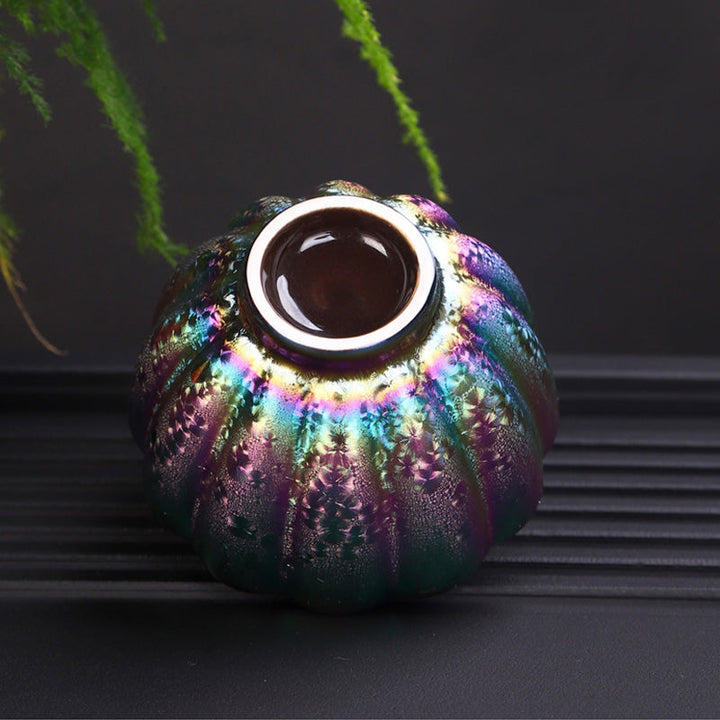 Teebecher Regenbogen Jianzhan Keramik Matcha