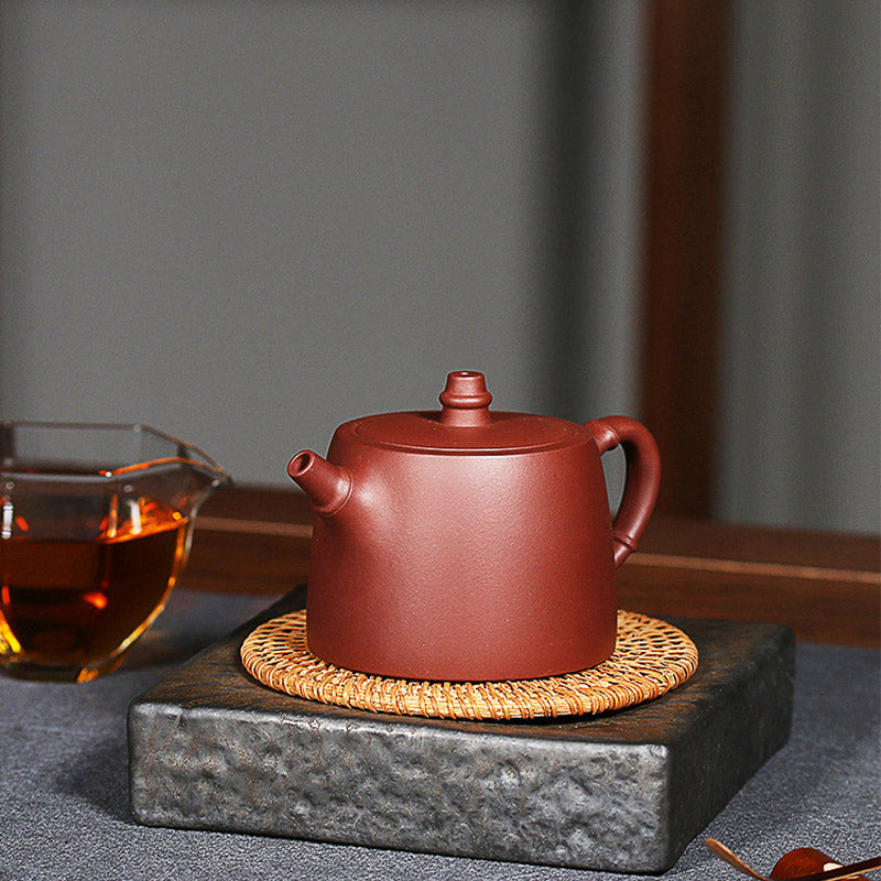 Teekanne Bambus Lila Ton Vintage Kung Fu Gaiwan