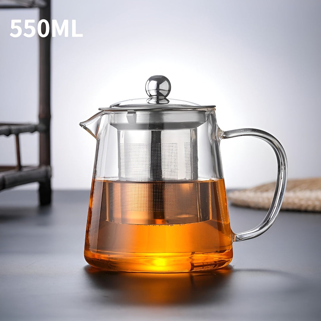 Teekanne Glas mit Sieb 550 ml