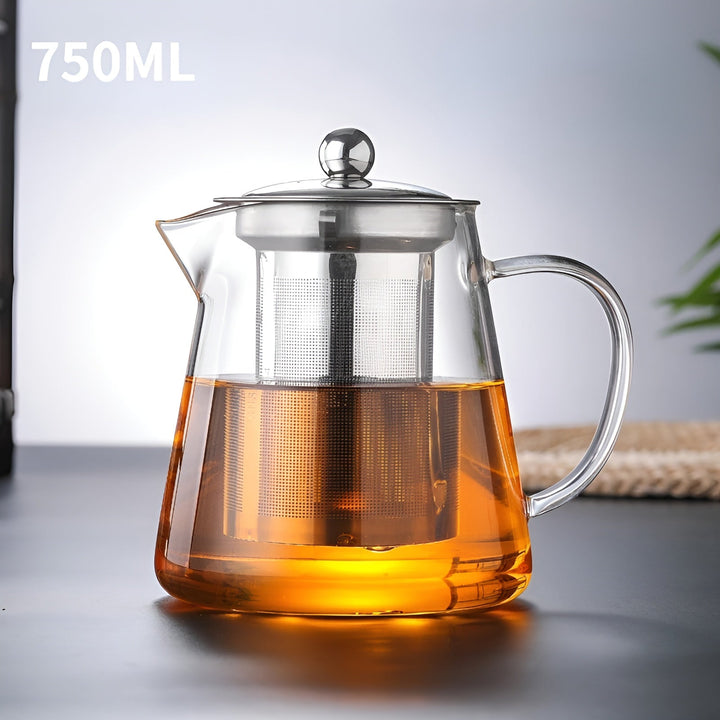 Teekanne Glas mit Sieb 750 ml