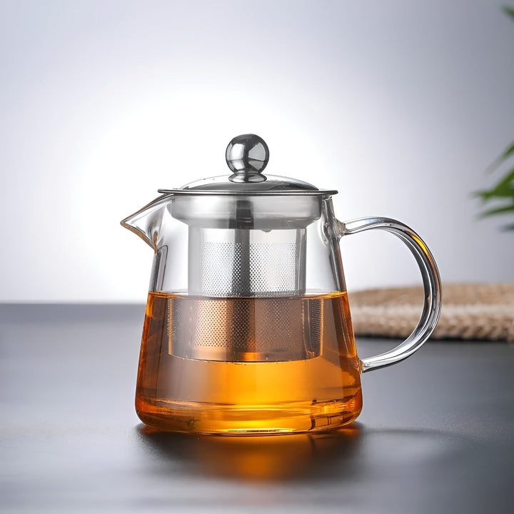 Teekanne Glas mit Sieb Borosilikatglas