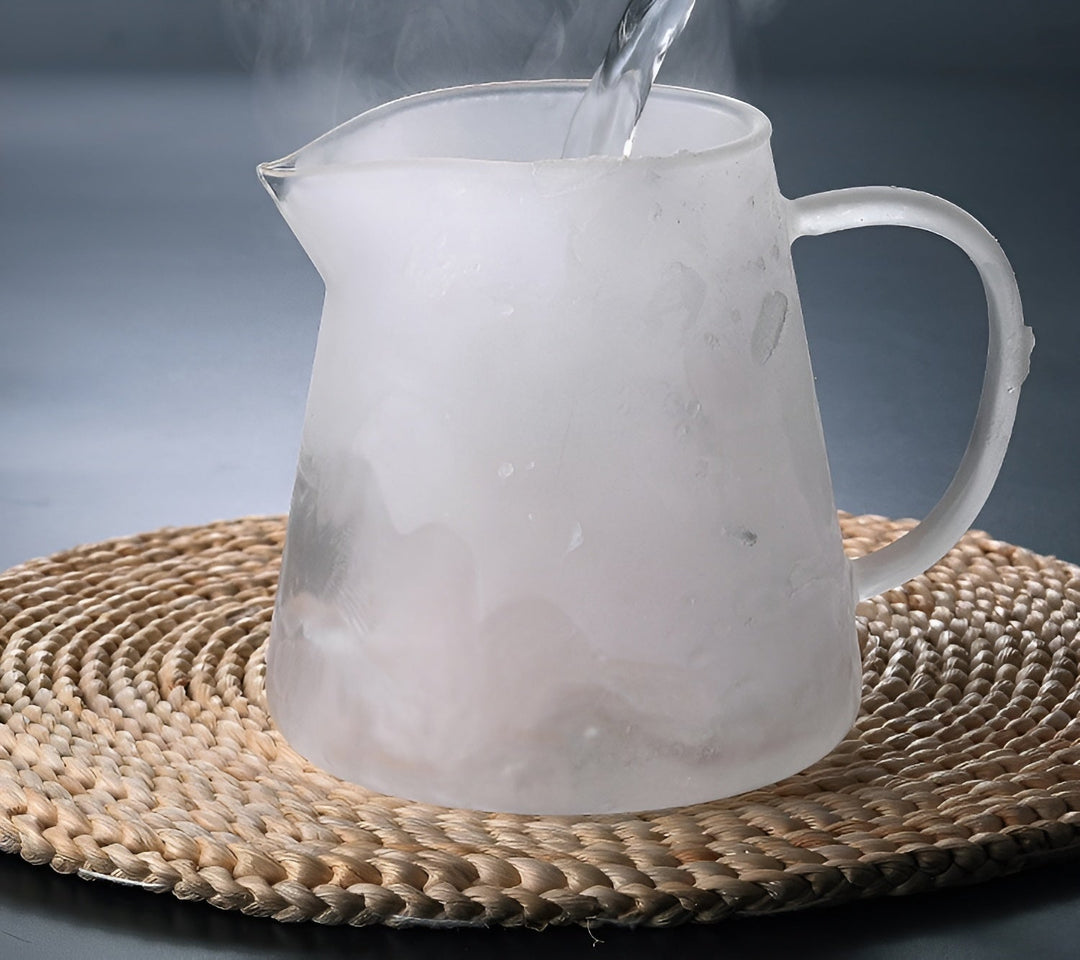 Teekanne Glas mit Sieb Eistee