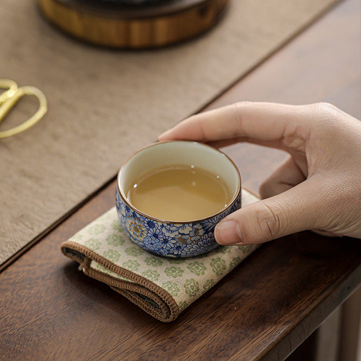 Teekanne Mit Tasse Lotus Blüten Kung Fu Geschenk