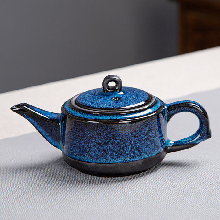 Teekanne Mit Tasse Porzellan