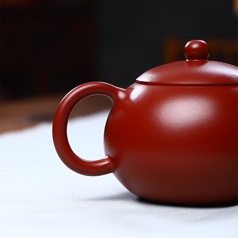 Teekanne Xishi Zisha Lila Ton Vintage 240ml Teezeremonie