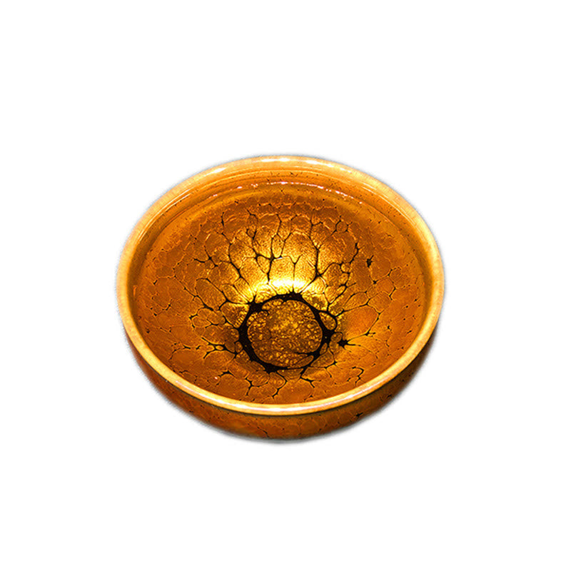 Teeset Goldtupfen Jianzhan Keramik Geschenk Matcha