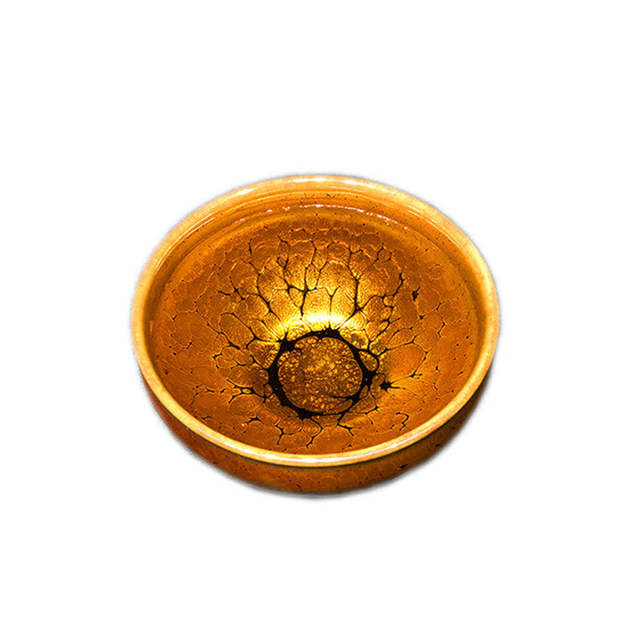 Teeset Goldtupfen Jianzhan Keramik Geschenk Matcha