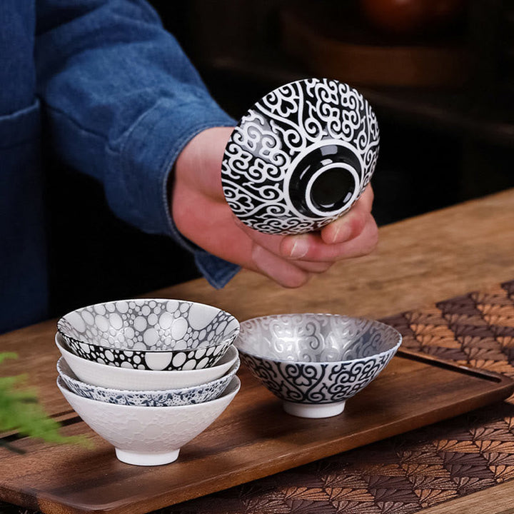 Teetasse Chinesisch Tibet Fu Zeichen Keramik Teezeremonie
