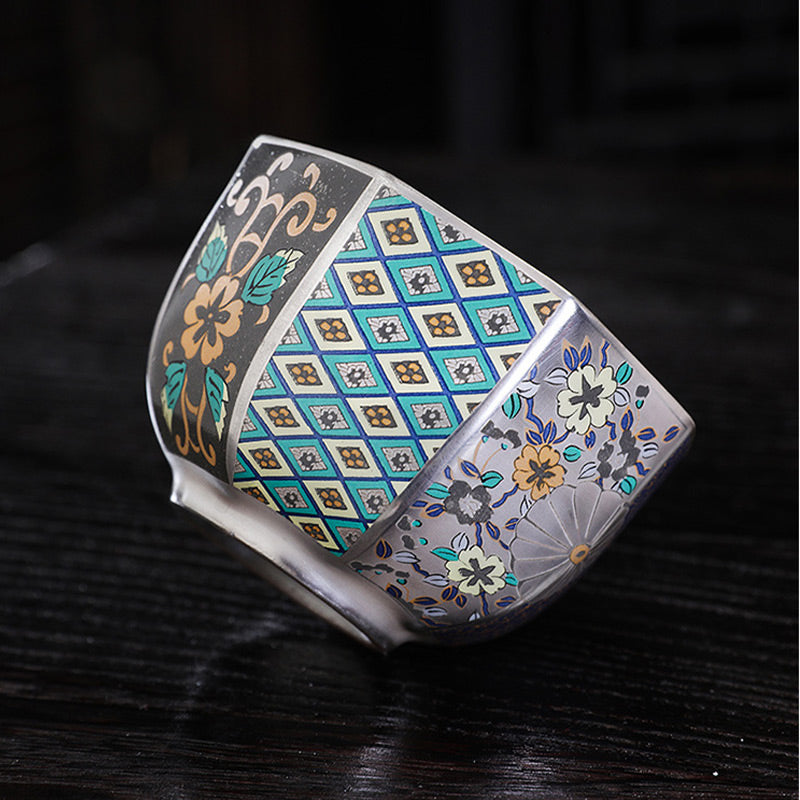 Teetasse Chinesisch Chrysantheme Keramik Kung Fu Deko