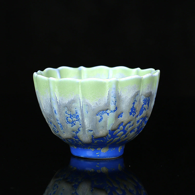 Teetasse Chinesisch Lotus Ofenwandlung Keramik Deko