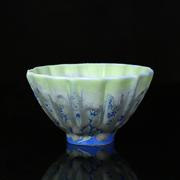Teetasse Chinesisch Lotus Ofenwandlung Keramik Teezeremonie