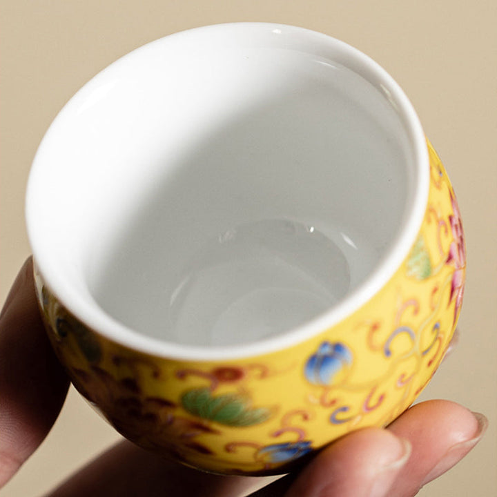 Teetasse Design Lotus Kung Fu Keramik Teezeremonie