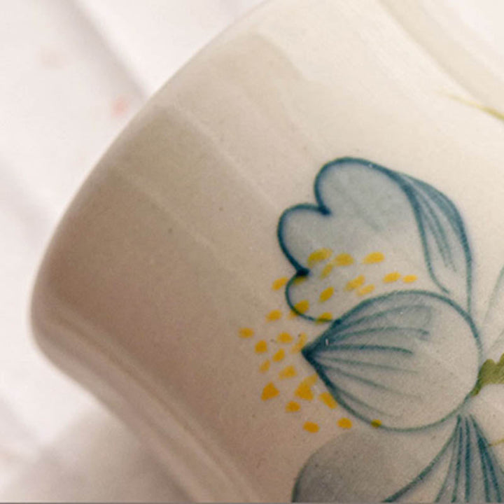 Teetasse Design Lotus Blume Keramik Deko