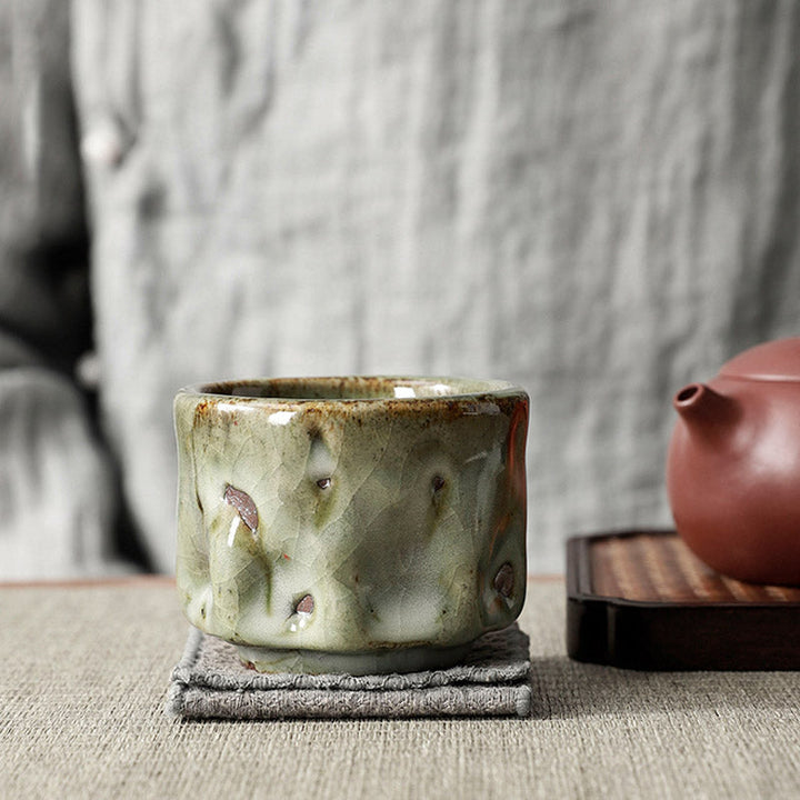 Teetasse Eisriss Jianzhan Keramik Kung Fu Gaiwan