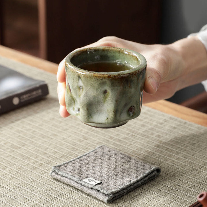 Teetasse Eisriss Jianzhan Keramik Kung Fu Geschenk