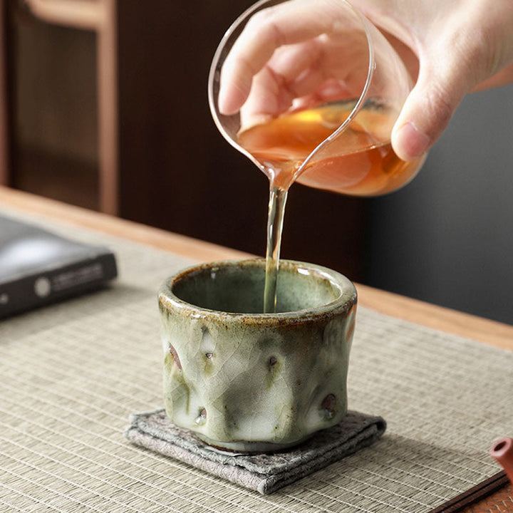 Teetasse Eisriss Jianzhan Keramik Kung Fu Matcha