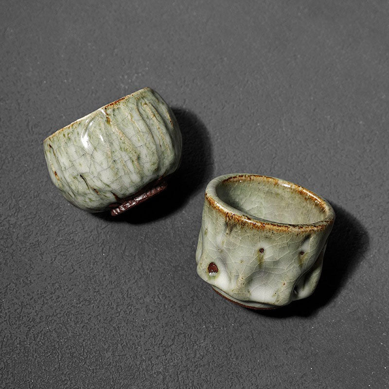Teetasse Eisriss Jianzhan Keramik Kung Fu Porzellan