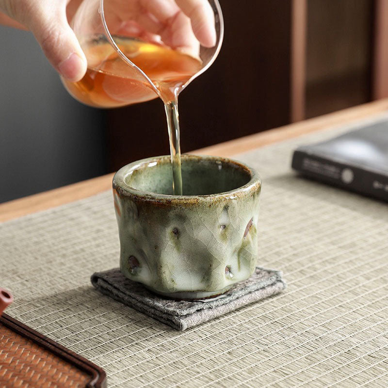 Teetasse Eisriss Jianzhan Keramik Kung Fu Teezeremonie