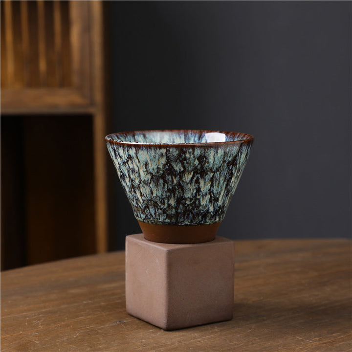 Teetasse Japanisch Retro Ofenglasur Keramik Deko