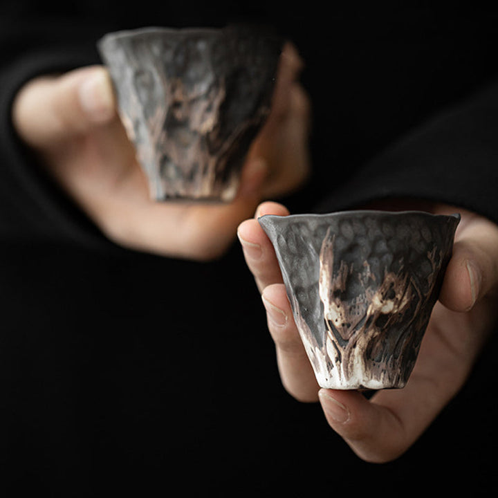 Teetasse Japanisch Lotus Zen Keramik 50ml Deko