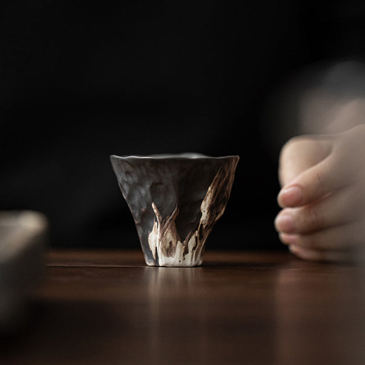 Teetasse Japanisch Lotus Zen Keramik 50ml Gaiwan