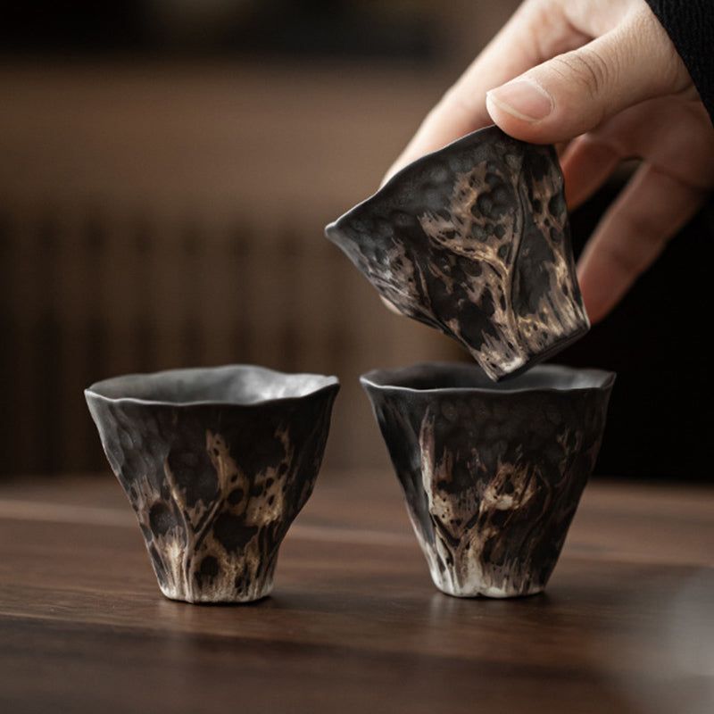 Teetasse Japanisch Lotus Zen Keramik 50ml