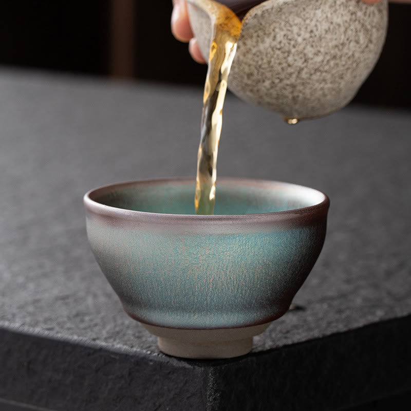 Teetasse Japanisch Rosa Jianzhan Keramik Geschenk