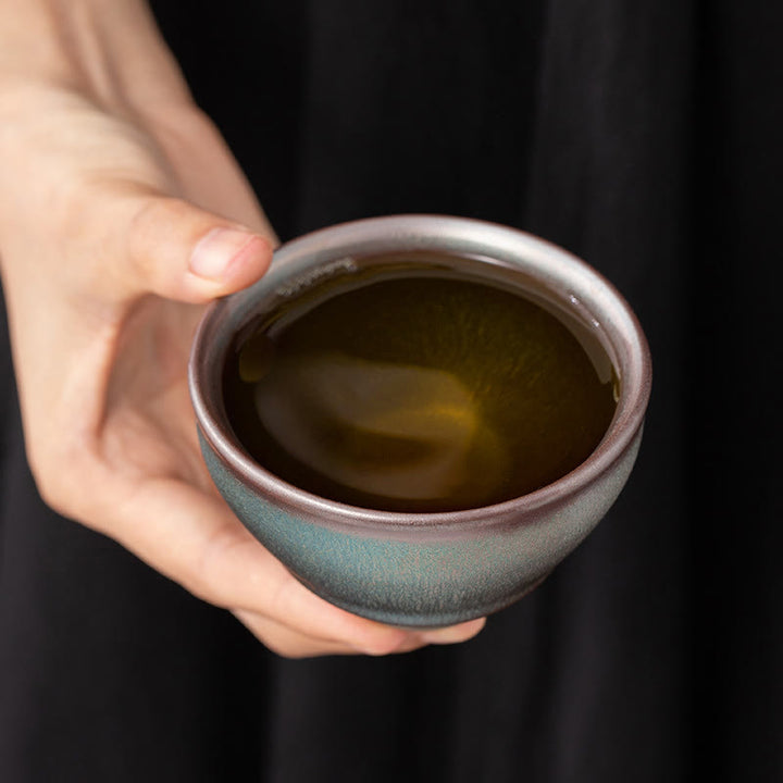 Teetasse Japanisch Rosa Jianzhan Keramik Teezeremonie