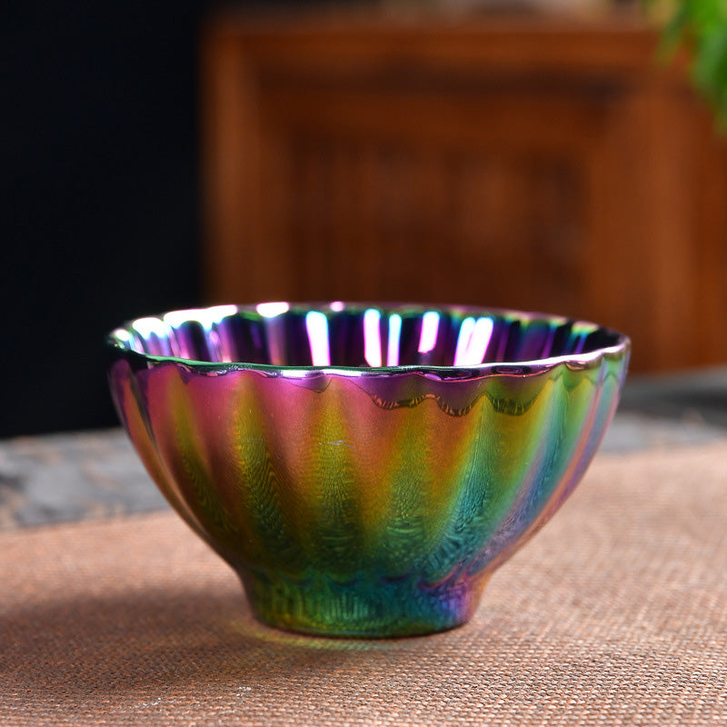 Teetasse Lotus Pfau Jianzhan Keramik Deko