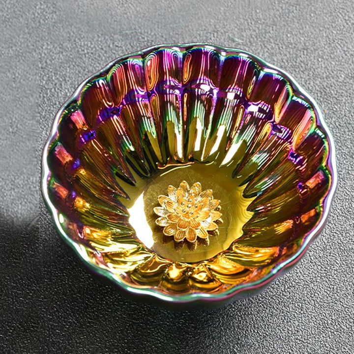 Teetasse Lotus Pfau Jianzhan Keramik Teezeremonie