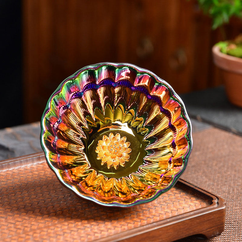 Teetasse Lotus Pfau Jianzhan Keramik