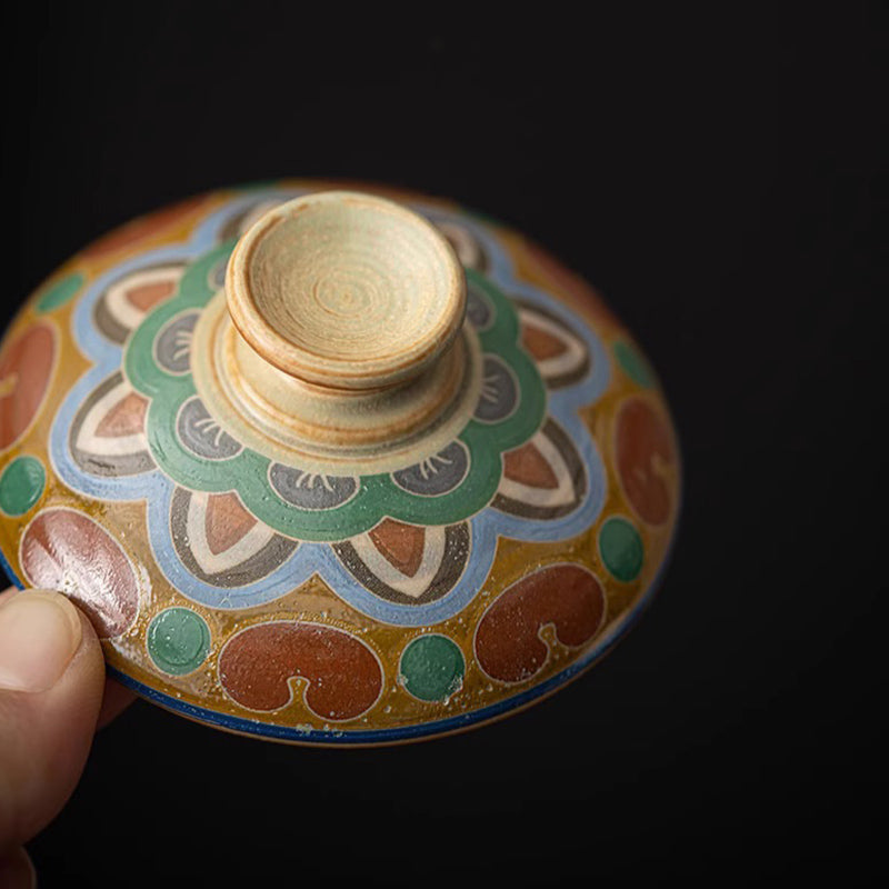 Teetasse Mit Deckel Gaiwan Sancai Apsara Geschenk