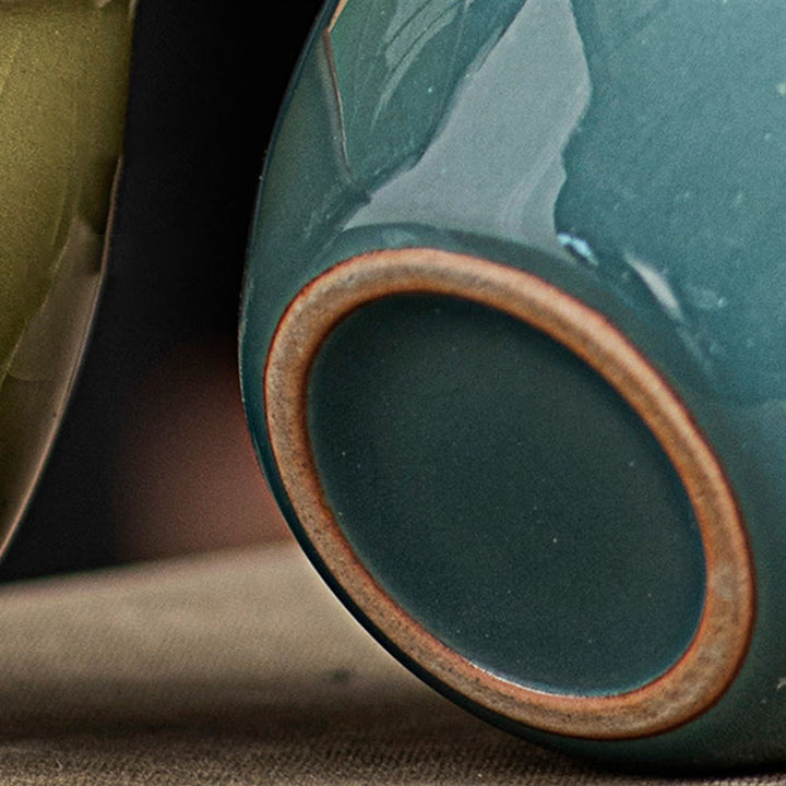 Teetasse Mit Goldrand Koi Fisch Keramik Gaiwan