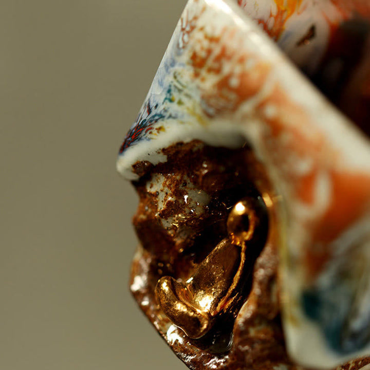Teetasse Mit Henkel Buddha Dunhuang Keramik Deko