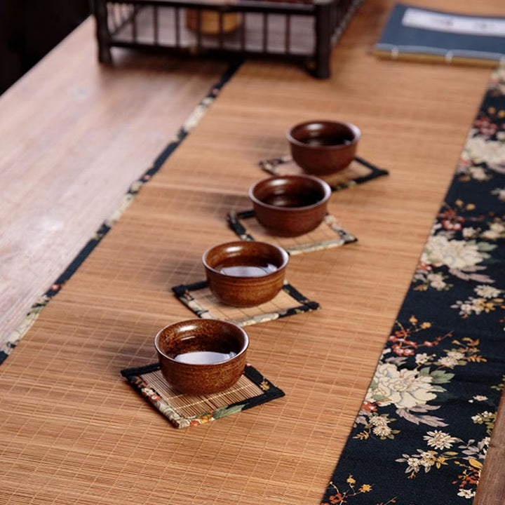 Teetasse Mit Untertasse Pfingstrose Bambus Geschenk