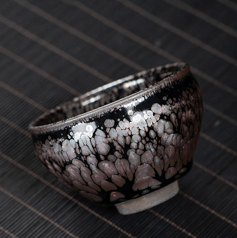 Teetasse Mit Untertasse Sakura Jianzhan Keramik Matcha