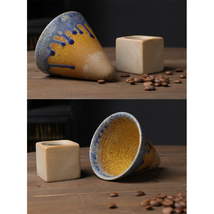 Teetasse Mit Untertasse Vintage Keramik 200ml Teezeremonie
