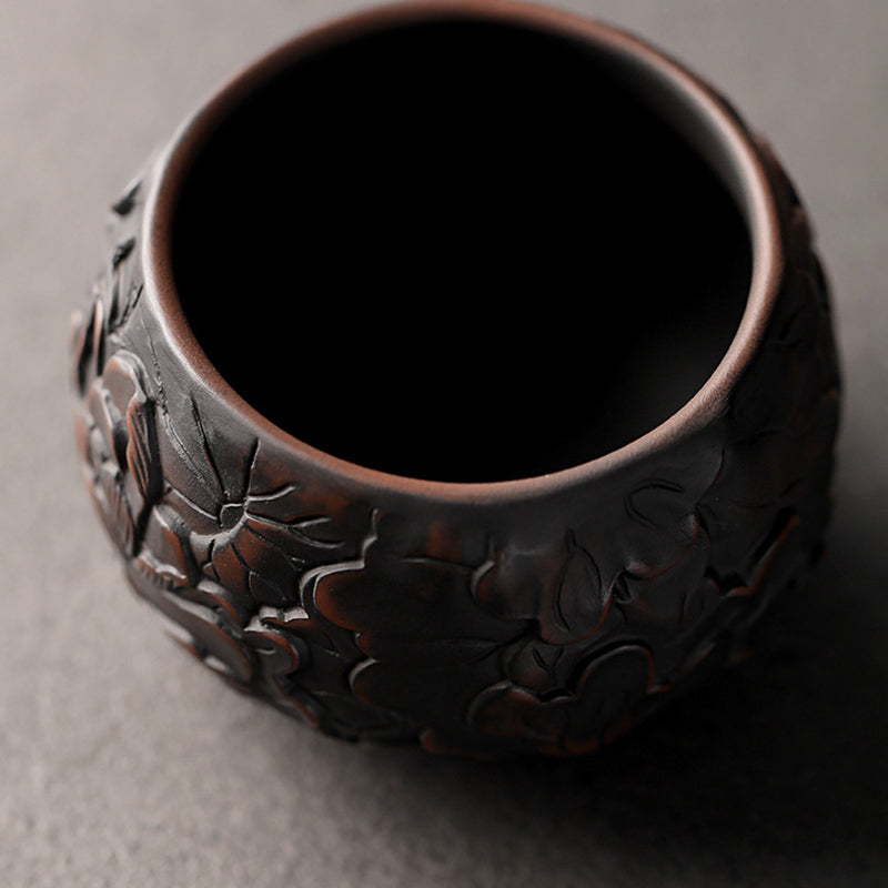 Teetassen Keramik Lotus Drache Landschaft Geschenk