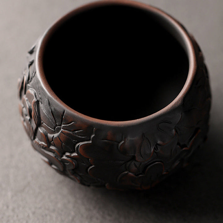 Teetassen Keramik Lotus Drache Landschaft Geschenk