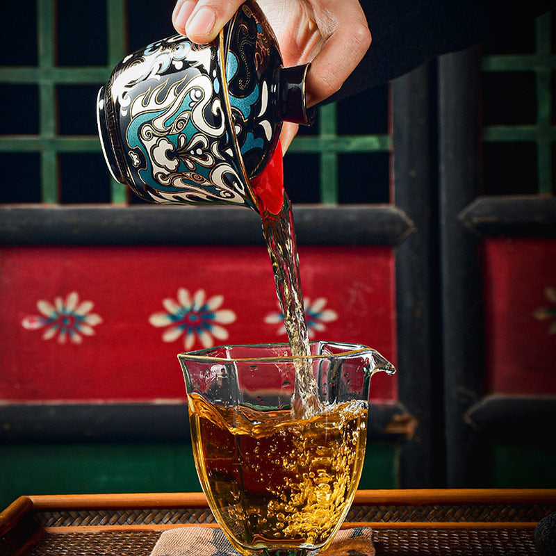 Teetassen Mit Untertassen Gaiwan Peking Oper Matcha