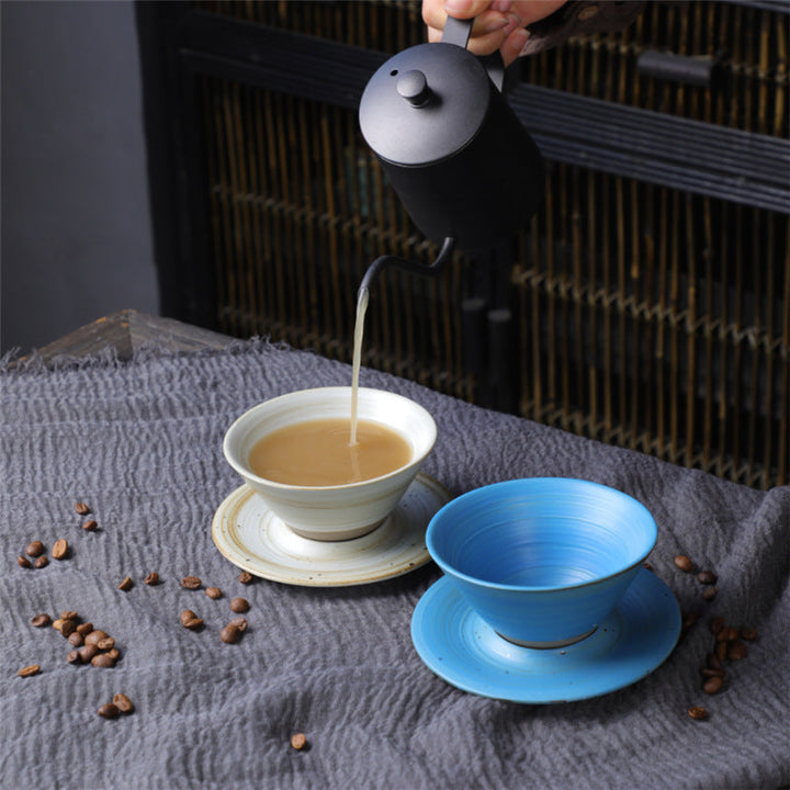 Teetassen Sets Planet Design Keramik Untertasse Matcha