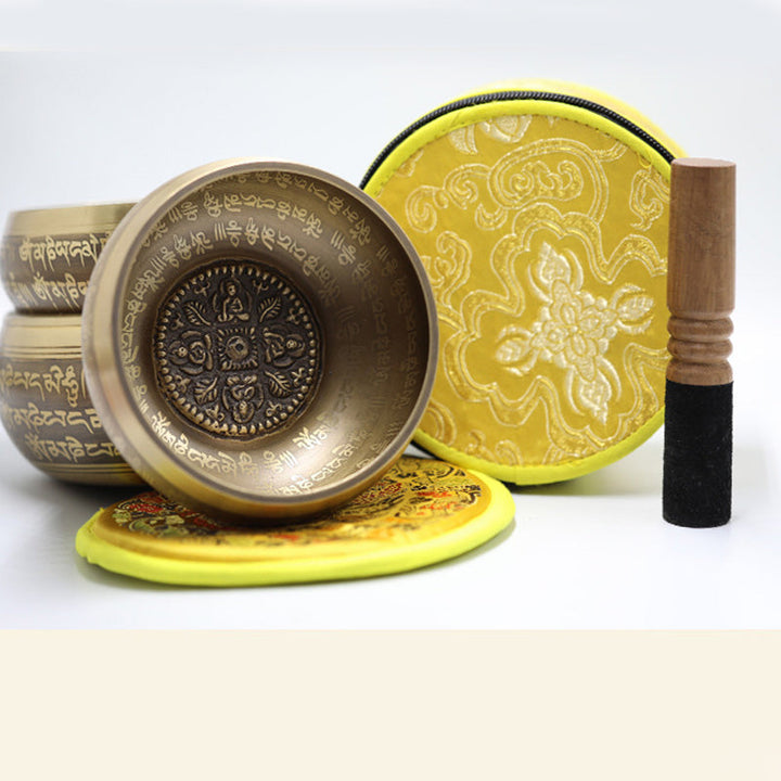 Tibet Klangschalen Set Yoga Meditation Klangtherapie
