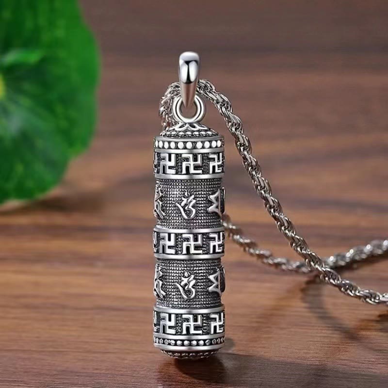 Tibetische Kette Kristall Swastika – Weisheit