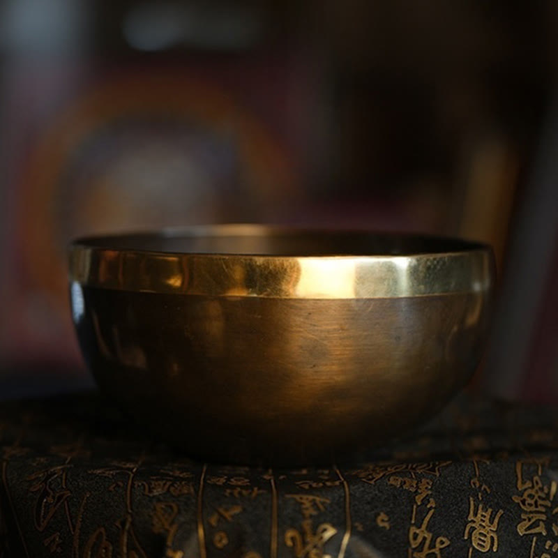 Tibetische Klangschalen Nepal Schlicht Set