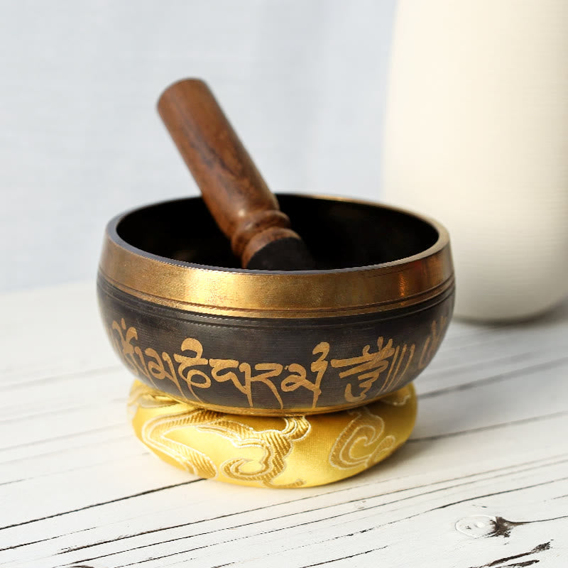 Tibetische Klangschalen Om Mani Geschenkset Meditation