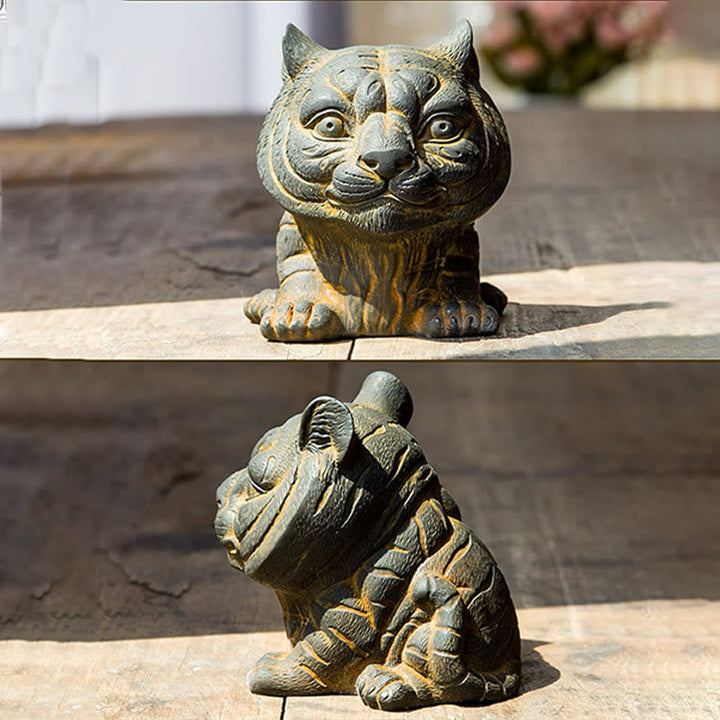 Tiger Figur Wohnzimmer