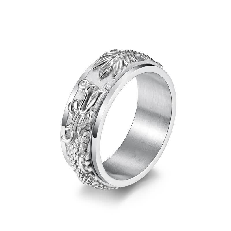 Ring Drachen Titanstahl
